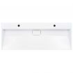 Wash Basin 120x46x11 cm Mineral Cast/Marble Cast White