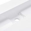 Wash Basin 120x46x11 cm Mineral Cast/Marble Cast White