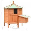 Chicken Cage Solid Pine & Fir Wood 126x117x125 cm