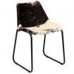 Dining Chairs 2 pcs Genuine Goat Leather