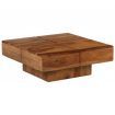 Coffee Table Solid Sheesham Wood 80x80x30 cm