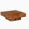 Coffee Table Solid Sheesham Wood 80x80x30 cm