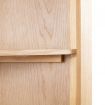 Corner Cabinet 59x36x180 cm Solid Oak Wood