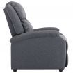 TV Recliner Chair Dark Grey Fabric