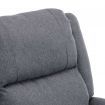 TV Recliner Chair Dark Grey Fabric