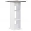 Bar Table White 60x60x110 cm