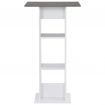 Bar Table White 60x60x110 cm