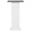 Bar Table White 60x60x110 cm