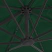 Cantilever Umbrella with Aluminium Pole 400x300 cm Green