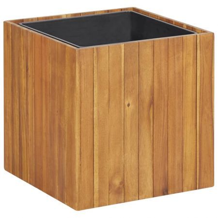 Garden Planter Pot 43.5x43.5x44 cm Solid Acacia Wood