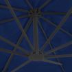 Cantilever Umbrella with Aluminium Pole 4x3 m Azure Blue