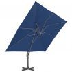 Cantilever Umbrella with Aluminium Pole 4x3 m Azure Blue