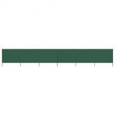 6-panel Wind Screen Fabric 800x120 cm Green