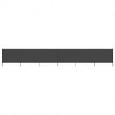 6-panel Wind Screen Fabric 800x160 cm Anthracite