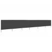 6-panel Wind Screen Fabric 800x160 cm Anthracite