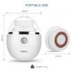 Sonic Vibrating Facial Cleansing Brush White