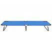 Folding Sun Lounger Blue Steel