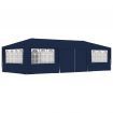 Professional Party Tent with Side Walls 4x9 m Blue 90 g/m?