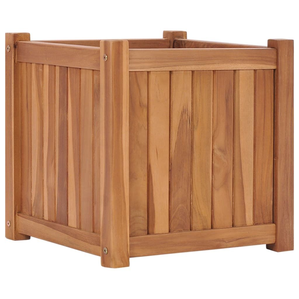 Planter 40x40x40 cm Solid Teak Wood