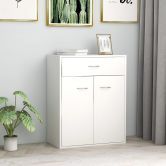 Sideboard White 60x30x75 cm Chipboard
