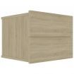 Bedside Cabinet Sonoma Oak 40x30x30 cm Chipboard