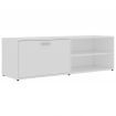 TV Cabinet White 120x34x37 cm Chipboard