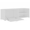 TV Cabinet White 120x34x37 cm Chipboard