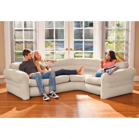 Intex Inflatable Corner Sofa/Couch 257x203x76 cm 68575NP