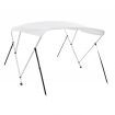 3 Bow Bimini Top White 183x140x140 cm