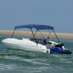 3 Bow Bimini Top Blue 183x160x140 cm