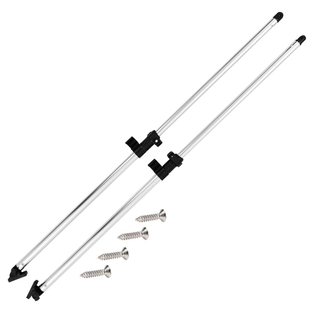 Bimini Top Support Poles 2 pcs Aluminium