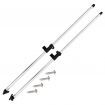 Bimini Top Support Poles 2 pcs Aluminium