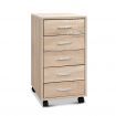 5 Drawer Filing Cabinet Storage Drawers Wood Study Office School File Cupboard