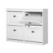 Artiss Shoe Cabinet Shoes Storage Rack Organiser White Shelf Drawer Cupboard 24 Pairs