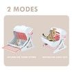 Cat Litter Box Large Kitty Hooded Tray Semi Automatic Toilet Pet Furniture Training Pink