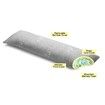 Luxdream Shredded Memory Foam Body Pillow Support Long Pillow with Bamboo Cover