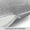 Luxdream Shredded Memory Foam Body Pillow Support Long Pillow with Bamboo Cover