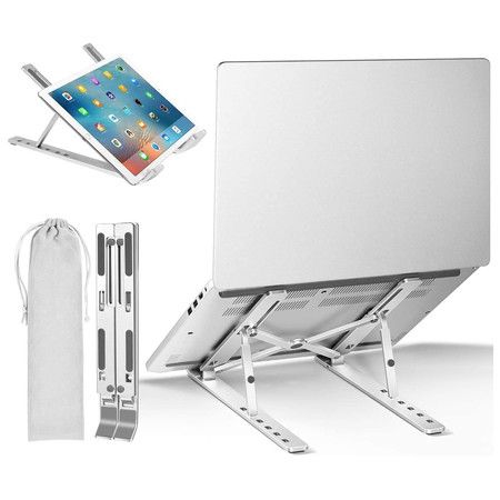 Laptop Stand, iVoler Adjustable Aluminum Laptop Computer Stand Tablet Stand, Ergonomic Foldable Portable Desktop Holder