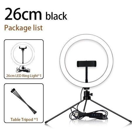 10.2 Inch Ring Light with Stand Compatible with iPad iPhone Android