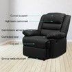 Luxury Armchair Lounge Recliner Chair Leather Reclining Chair Black