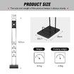 Freestanding Dyson Cordless Vacuum Cleaner Metal Stand Rack Hook V6 V7 V8 V10 V11 Black