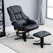 Full Body Massage Recliner Chair 8-Point Heated Office Chair Black