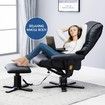 Full Body Massage Recliner Chair 8-Point Heated Office Chair Black