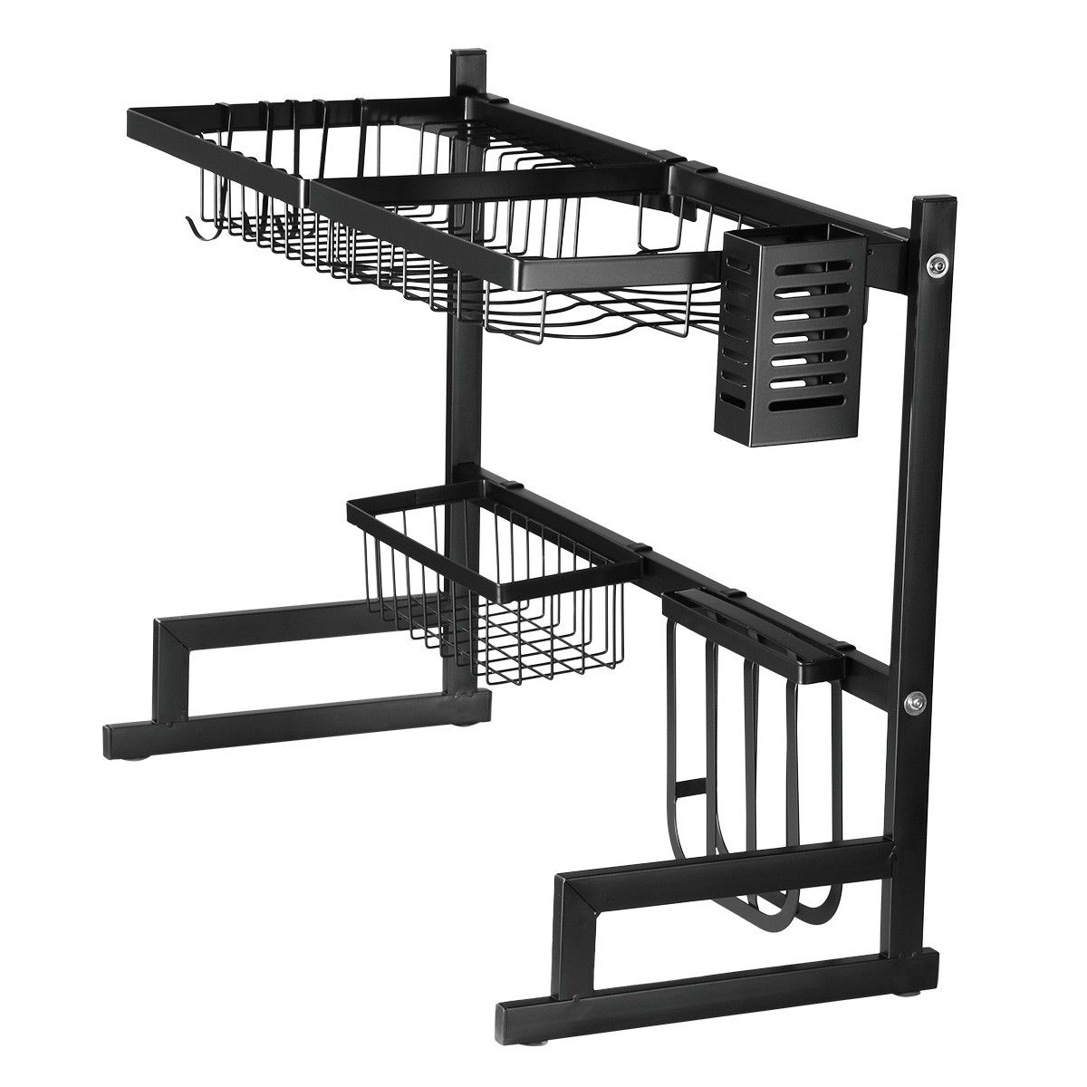 Large Kitchen Dish Rack Over the Sink Dish Drying Rack Stainless Steel