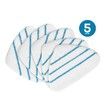 Maxkon 5 Pack Replacement Washable Microfiber Steam Mop Pads for 13-in-1 Steam Mop