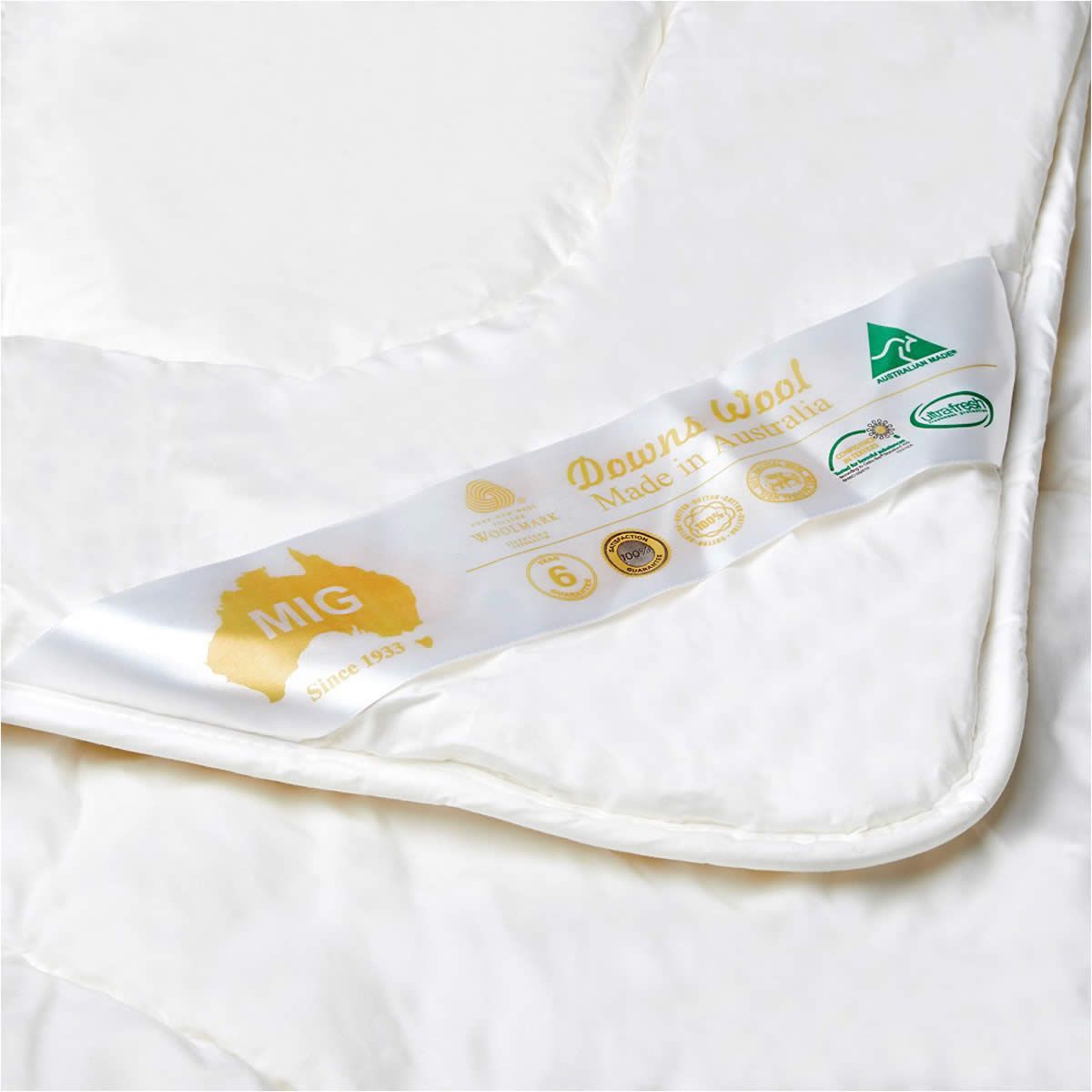 Golden Quilts 350gsm 100 Downs Wool Quilt Single Crazy Sales