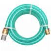 Suction Hose with Brass Connectors 3 m 25 mm Green