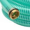 Suction Hose with Brass Connectors 3 m 25 mm Green