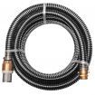 Suction Hose with Brass Connectors 3 m 25 mm Black