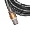 Suction Hose with Brass Connectors 4 m 25 mm Black